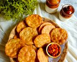 A picture of step 4 of Bagru Puri.
