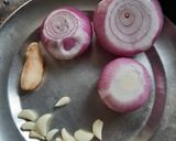 A picture of step 2 of Chole ki sabji.