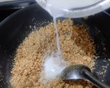 A picture of step 2 of Khajoor coconut peda.