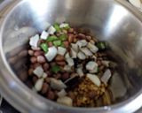 A picture of step 2 of Chana dal and peanut chutney.