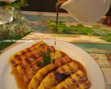 Foto langkah ke 5 dari resep Pisang Bakar Saus Karamel.