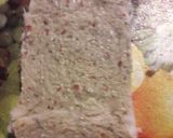 A picture of step 3 of Bread pin wheel sandwich.