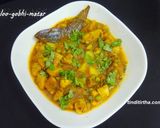 A picture of step 6 of ALOO-GOBHI-MATAR...absolutely in my method.