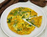 Foto langkah ke 4 dari resep Telur Dadar Bayam.