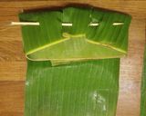 A picture of step 15 of Sticky Rice Chicken Dumplings Wrapped in Banana Leaf.