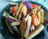Foto langkah ke 5 dari resep Terong ungu sambal mentah.