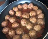 A picture of step 3 of Spicy Lamb meat balls.