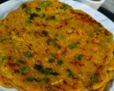 बेसन आटा चीला (besan atta cheela recipe in Hindi) रेसिपी चरण 3 फोटो