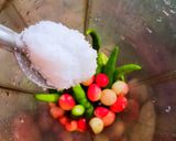 A picture of step 1 of Karonda (Chutney).
