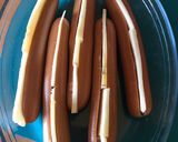 Foto del paso 2 de la receta Salchichas Frankfurt con queso