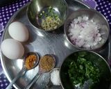 A picture of step 1 of Egg Paratha.