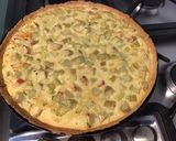 Une image de l'étape 10 de Tarte géante « noeuds » à la rhubarbe du jardin et crème vanille (pâte brisée au sirop d érable).