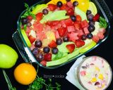 A picture of step 8 of Fruit salad.