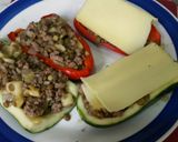 Foto del paso 4 de la receta: Pimentón y Calabacín rellenos