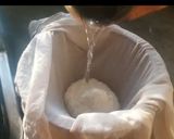 A picture of step 7 of Homemade paneer.