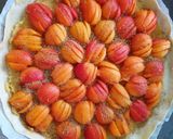 Une image de l'étape 4 de Tarte Amandine Abricot.