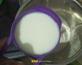 A picture of step 2 of Thandai Rose Lassi.