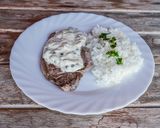 Foto del paso 7 de la receta Solomillo de ternera en salsa de pimienta verde