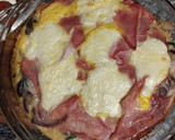Foto del paso 3 de la receta: Tarta de verduras, jamón y queso sin masa: 1 zapallito + 1 cebolla