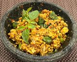 Foto langkah ke 7 dari resep Tempe Penyet Sambal Kemangi.