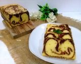 Foto langkah ke 5 dari resep Bolu Marmer 3 Telur Lembuut (metode all in one).