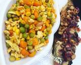 Pan grilled fish with vegetable saucematakin girki8 hoto
