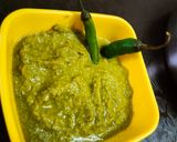 खट्टी मीठी तीखी हरी चटनी(khatti mithi tikhi hari chutney recipe in hindi) रेसिपी चरण 2 फोटो
