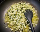 Foto del paso 2 de la receta Pasta con salsa de calabacín y tofu picante