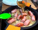 Foto del paso 4 de la receta Salchichas a la cerveza con patatas, receta fácil y económica