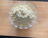 A picture of step 1 of Gud Besan modak recipe.