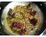 A picture of step 3 of Lemon rice.