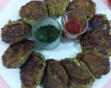 A picture of step 4 of Sprout cutlets.