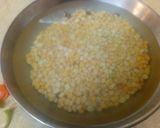 A picture of step 1 of Chana Daal Lauki.