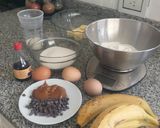 Foto del paso 1 de la receta: Budín de banana split facilísimo