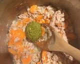 A picture of step 2 of Cheat’s tuna pasta bake.