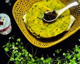 A picture of step 4 of Methi Paratha (Fenugreek Paratha).