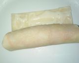 A picture of step 6 of Chicken vegetable rolls.