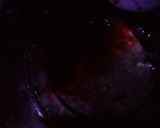 A picture of step 2 of Home made grenadine syrup.