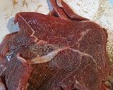 A picture of step 1 of Thin sirloin tip steak easy and delicious.