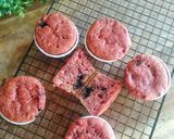 Foto langkah ke 3 dari resep Muffin Pisang RedVelvet.