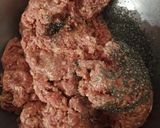 Foto del paso 1 de la receta: Hamburguesa casera de carne roja, avena y chía
