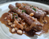 Foto del paso 7 de la receta: Salchichas encebolladas en cerveza negra con fessolets