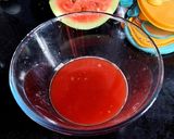 A picture of step 1 of Watermelon Cooler.
