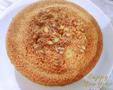 A picture of step 5 of Rava cake.