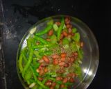 A picture of step 2 of Green Chilli chutney.