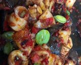 Foto langkah ke 4 dari resep Balado Cumi segar.