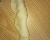 A picture of step 15 of Chicken Malai boti creamy floral pizza in pateela.
