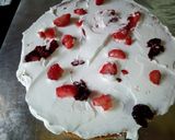 A picture of step 16 of #mycreativewhiteforestcontest.