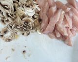Foto del paso 1 de la receta: Pechuga de pollo al champiñón fit