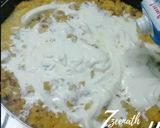 A picture of step 2 of Bread Halwa.
